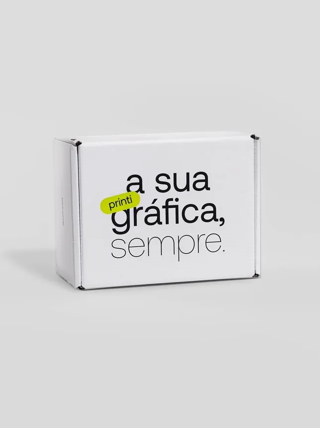 Embalagem resistente para encomendas de até 5kg, ideal para e-commerces, com opção de personalização exclusiva.