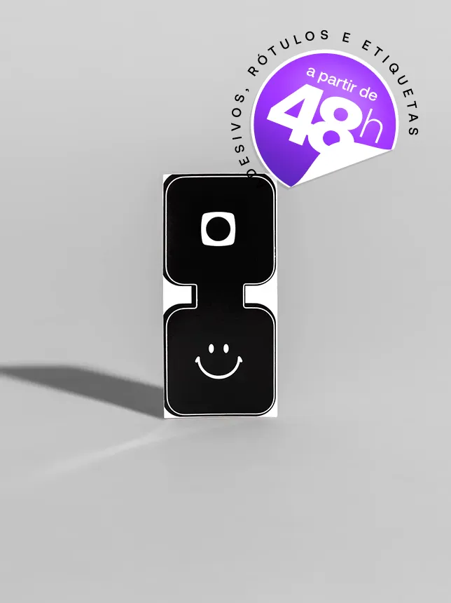Promoção exclusiva para a Grande São Paulo! Adesivos com o padrão de qualidade Printi, com entrega a partir de 48 horas (frete Relâmpago). *Consulte as condições na descrição abaixo.